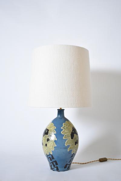Simonot ceramic lamp 1940s 