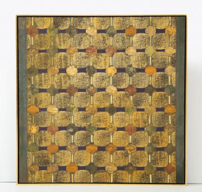 Simrel Achenbach You Are Gouache on Wood circa 1993