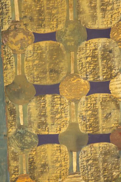 Simrel Achenbach You Are Gouache on Wood circa 1993