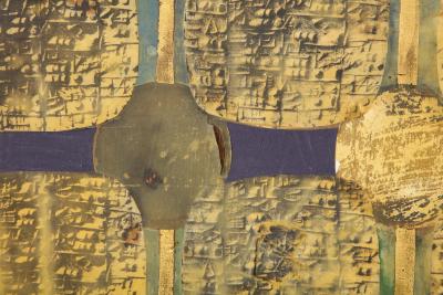 Simrel Achenbach You Are Gouache on Wood circa 1993