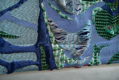 Sina Dyks Sina Dyks Contemporary Art Tapestry Absorbed Jungle 220 x 175 cm