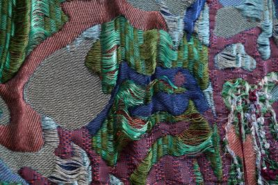 Sina Dyks Sina Dyks Contemporary Art Tapestry Absorbed Jungle 220 x 175 cm