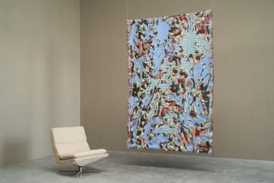 Sina Dyks Sina Dyks Contemporary Art Tapestry Brain Flash 173 x 240 cm