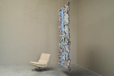 Sina Dyks Sina Dyks Contemporary Art Tapestry Brain Flash 173 x 240 cm