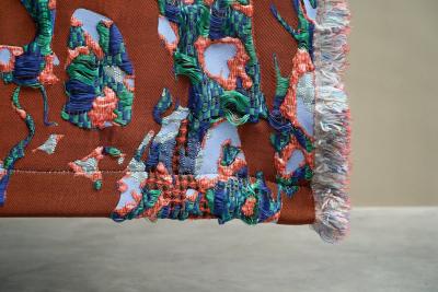 Sina Dyks Sina Dyks Contemporary Art Tapestry Brain Flash 173 x 240 cm