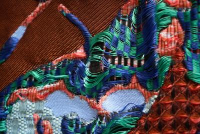 Sina Dyks Sina Dyks Contemporary Art Tapestry Brain Flash 173 x 240 cm