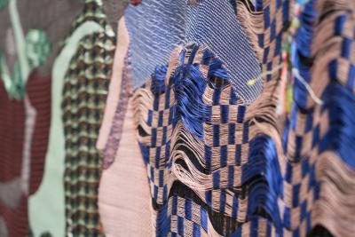 Sina Dyks Sina Dyks Contemporary Art Tapestry Dripping DNA 175 x 235 cm