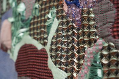 Sina Dyks Sina Dyks Contemporary Art Tapestry Dripping DNA 175 x 235 cm