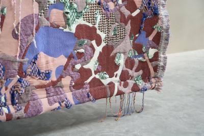 Sina Dyks Sina Dyks Contemporary Art Tapestry Dripping DNA 175 x 235 cm