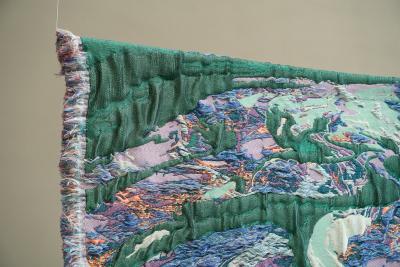 Sina Dyks Sina Dyks Contemporary Art Tapestry Dwindled Scenery 175 x 120 cm