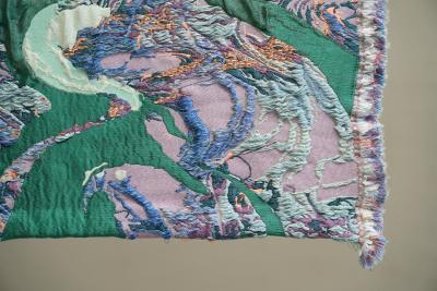 Sina Dyks Sina Dyks Contemporary Art Tapestry Dwindled Scenery 175 x 120 cm