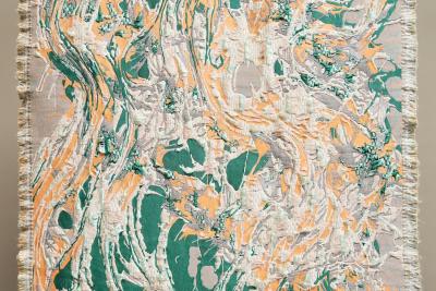 Sina Dyks Sina Dyks Contemporary Art Tapestry Flowing Neurons 175 x 265 cm