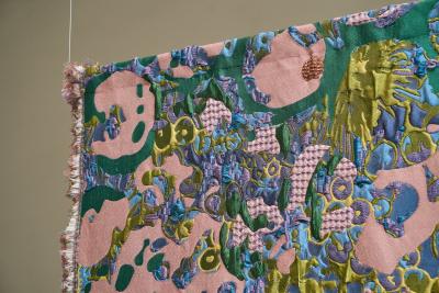 Sina Dyks Sina Dyks Contemporary Art Tapestry Sumptuous Field 220 x 175 cm