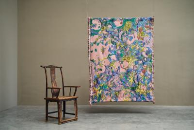 Sina Dyks Sina Dyks Contemporary Art Tapestry Sumptuous Field 220 x 175 cm