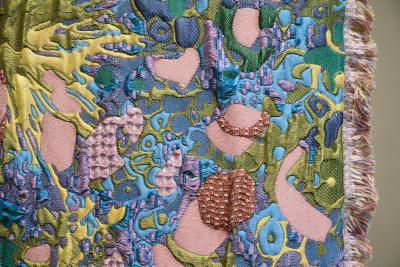 Sina Dyks Sina Dyks Contemporary Art Tapestry Sumptuous Field 220 x 175 cm