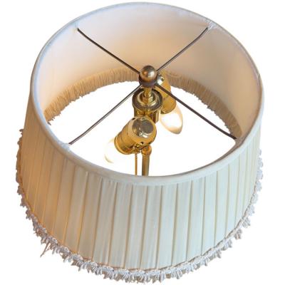 Singerie Chinoiserie Style Cold Painted Bronze 2 Monkey Lamp W Linen Shade