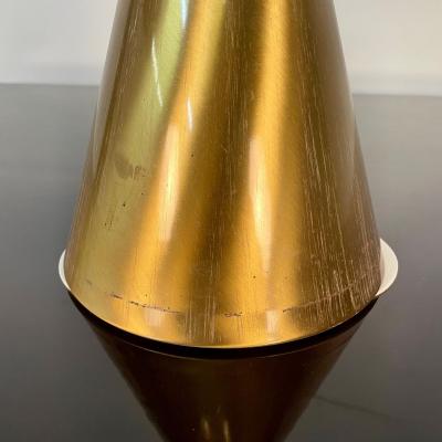 Single Hollywood Regency Style Brass Table Desk Lamp