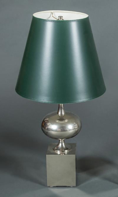Single Philippe Barbier Nickel Lamp