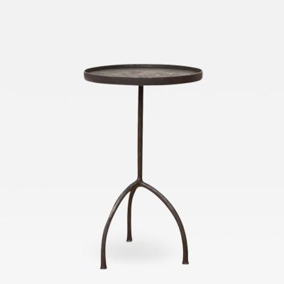 Single Tripod Hand Forged Side Table