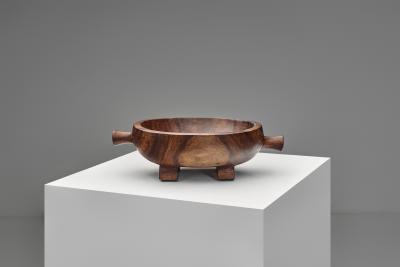 Single Trunk Wooden Accent Tray Africa 1950s