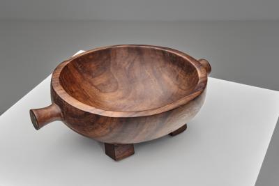 Single Trunk Wooden Accent Tray Africa 1950s