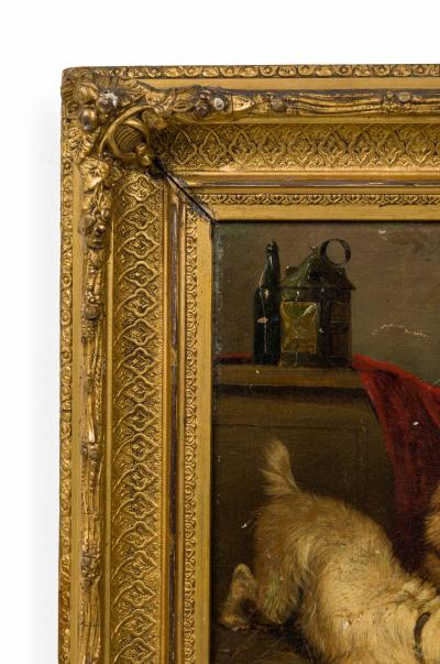 Sir Edwin Landseer Pair of English Victorian Dog Paintings by EDWIN LANDSEER