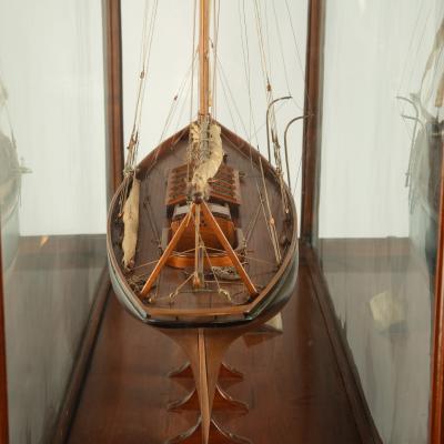 Sir Harold Dudley Clayton s scale model of Coquette 1899