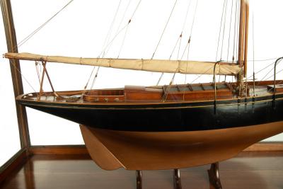 Sir Harold Dudley Clayton s scale model of Coquette 1899