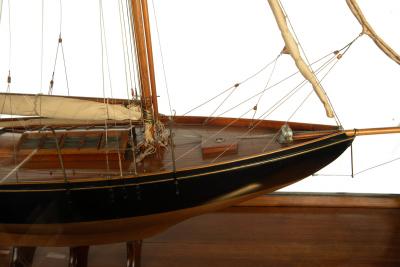 Sir Harold Dudley Clayton s scale model of Coquette 1899