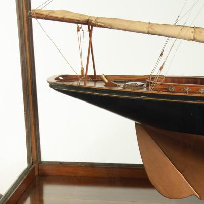 Sir Harold Dudley Clayton s scale model of Coquette 1899