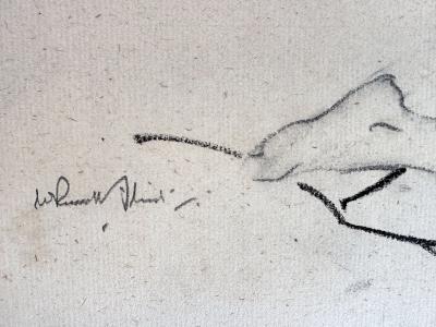 Sir William Russell Flint Sensuous Reclining Nude Original Work on Paper Signed 