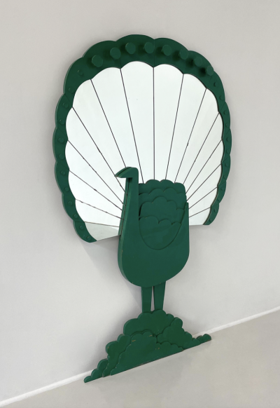 Sirio Alessandri Pavone Mirror by Sirio Alessandri for Pallucco 1970s