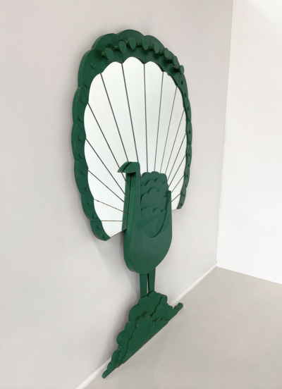 Sirio Alessandri Pavone Mirror by Sirio Alessandri for Pallucco 1970s