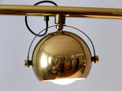 Sische Simon and Schelle Mid Century Modern Three Flamed Ceiling Lamp or Spots by Sische Germany 1960s