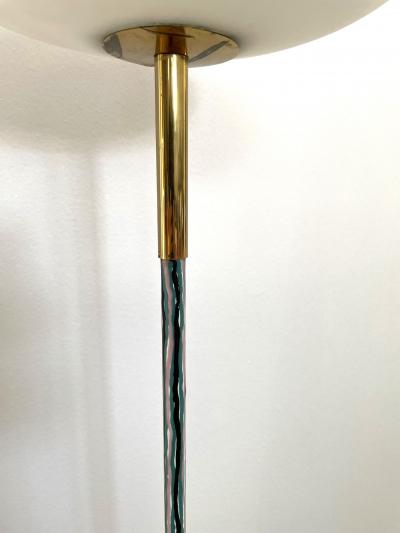 Siva Poggibonsi Italian Floor Lamp in Enamelled Metal and Glass