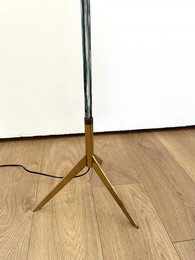 Siva Poggibonsi Italian Floor Lamp in Enamelled Metal and Glass