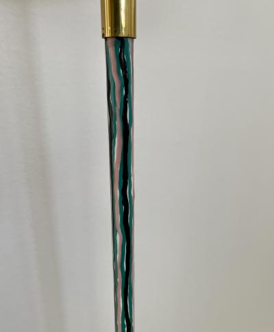 Siva Poggibonsi Italian Floor Lamp in Enamelled Metal and Glass