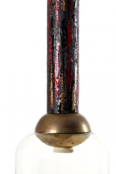 Siva Poggibonsi Pendent in Enamelled Metal and Glass