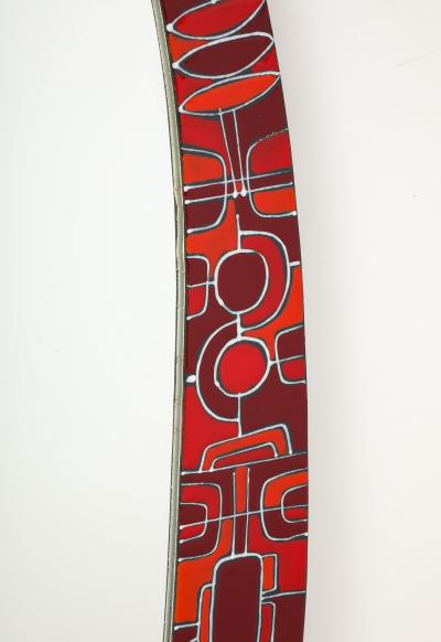 Siva Poggibonsi Siva Poggibonsi 1960s Enamel Wall Italian Mirror