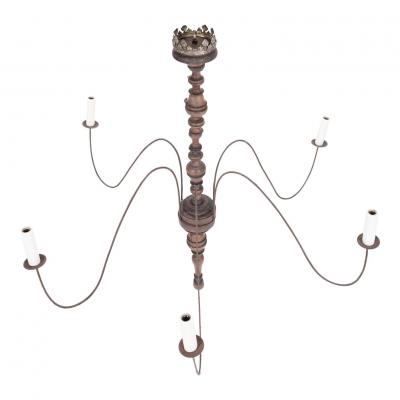 Six Arm Italian Chandelier