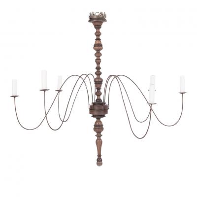 Six Arm Italian Chandelier