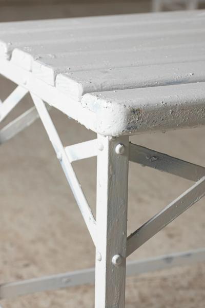 Six La Restauration garden chairs France circa 1880