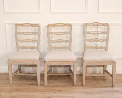 Six Smiling Chairs Circa 1800
