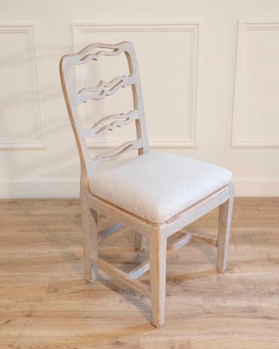 Six Smiling Chairs Circa 1800