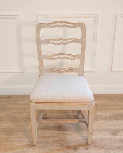 Six Smiling Chairs Circa 1800