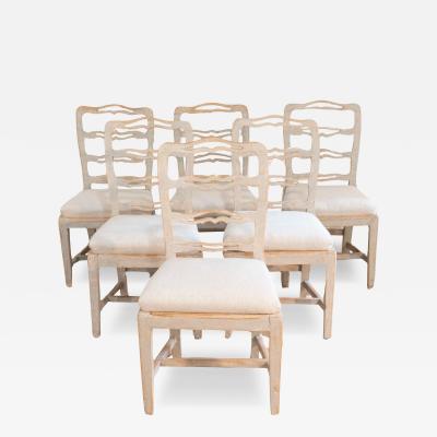 Six Smiling Chairs Circa 1800