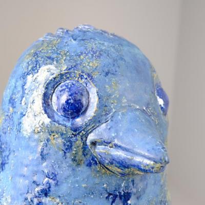 Sizable Mythical Mermaid Ceramic Sculpture Siren by Sakari Kannosto 2022