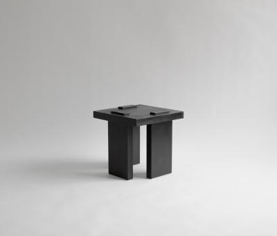 Sizar Alexis Scandanavian Contemporary Itooraba Natural Pine Stool