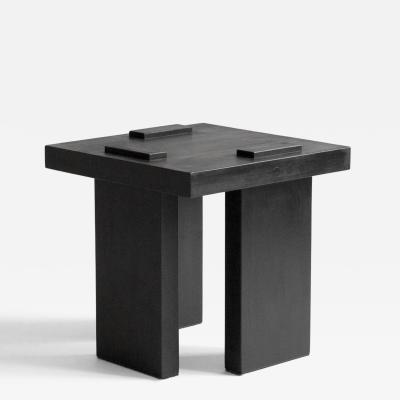 Sizar Alexis Scandanavian Contemporary Itooraba Natural Pine Stool