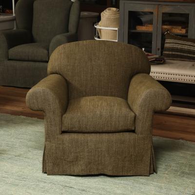 Skirted English Club Chair